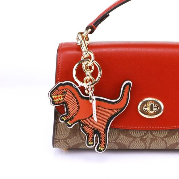 NEW Coach LIMITED EDITION REXY DINO Keychain Key Fob $158+ - Picture 1 of 5